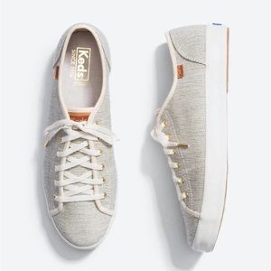 NEW- Kickstart Novelty Textile Lace-Up Sneaker